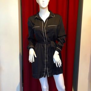 Forever 21 Long Sleeve Button Down Dress